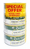 John West Λευκός Τόνος Σε Ηλιέλαιο 4Χ145g