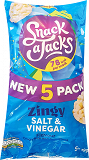 Snack A Jacks Salt & Vinegar Rice And Corn Snack 5x19g