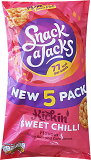 Snack A Jacks Ρυζογκοφρέτες Sweet Chilli 5X19g