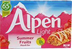 Alpen Light Summer Fruits Muesli Bars 5Τεμ