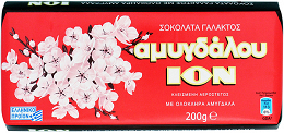 Ion Chocolate With Almonds 200g