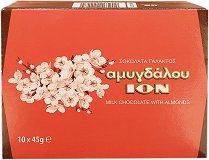 Ion Chocolate With Almonds 10x45g