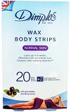 Dimples Wax Body Strips For Normal Skin 20Pcs