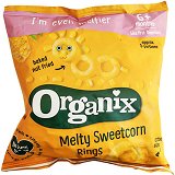 Organix Organic Melty Sweetcorn Rings 20g