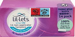 Lil-Lets Super Plus Extra Smartfit Tampons 14Τεμ