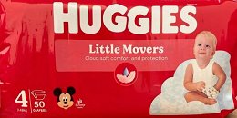 Huggies Little Movers Disney 4 7-18kg 50Τεμ