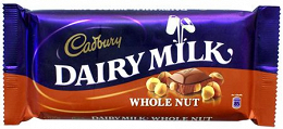 Cadbury Dairy Milk Whole Nut 120g