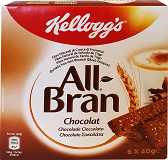 Kelloggs All Bran Chocolate Bars 6Pcs