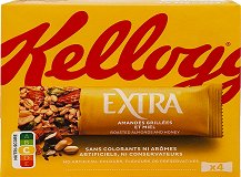 Kelloggs Extra Bars With Almonds & Honey 4Pcs