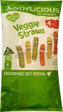 Kiddylicious Finger Food Veggie Straws Gluten Free 4x12g