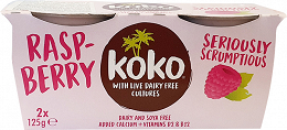 Koko Dairy Free Γιαούρτι Από Γάλα Καρύδας Με Βατόμουρο 2x125g