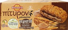 Violanta Pityron Bran Cookies Folled With Tahini Cream 170g