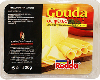 Redda Gouda Cheese Slices 500g