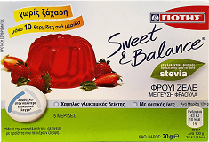 Γιώτης Sweet & Balance Ζελέ Φράουλα Με Stevia 20g