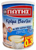 Jotis Vanilla Cream With 30% Less Sugars 300g -0.30€