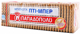 Παπαδοπούλου Πτι Μπέρ Μπισκότα 225g