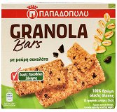 Papadopoulos Granola Bar With Dark Chocolate No Added Sugar 5x42g