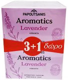 Papoutsanis Aromatics Lavender Soap Bars 125g 3+1 Free