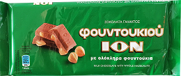 Ion Chocolate With Hazelnuts 100g