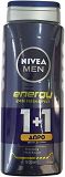 Nivea Men Energy 24h Fresh Effect Shower Gel 500ml 1+1 Free