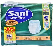 Sani Sensitive Pants No 2 Medium 14Pcs -30%