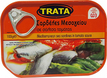 Trata Sardines With Tomato Sauce 100g