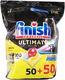 Finish Powerball Ultimate All In 1 Lemon Ταμπλέτες 50+50Τεμ
