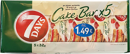 7Days Cake Bar Strawberry & Vanilla 5X32g
