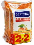 Septona Antibacterial Orange Υγρά Μαντηλάκια 2+2Τεμ