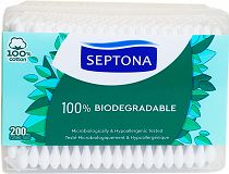 Septona Cotton Buds Biodegradable 200Pcs