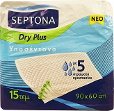 Septona Disposable Underpads 90Χ60cm 15Pcs