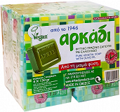 Arkadi Pure Vegetal Green Soap Woth Olive Oil 4x150g
