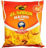 El Sabor Nacho Chips Texas Bbq Flavor 225g