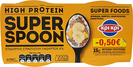 Κρι Κρι Super Spoon Μπανάνα Μάνγκο Λιναρόσπορος Δημητριακά 2x170g -0.50€