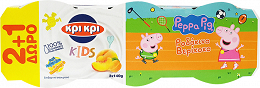 Kri Kri Kids Peppa Pig Peach Apricot 2+1 x140g