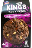 Allatini Kings Soft Cookie Triple Chocolate Chunks 160g