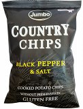 Jumbo Country Chips Μαύρο Πιπέρι & Αλάτι Χωρίς Γλουτένη 150g