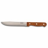 Nava Stainless Steel Butcher Knife With Wooden Handle 20cm 1Pc