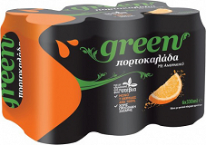 Green Orangeade Carbonated 5+1X330ml