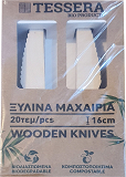 Tessera Bio Wooden Knives 16cm 20Pcs