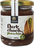 Lenas Gourmet Dark Choco Spread With Pistachio Gluten Free 190g