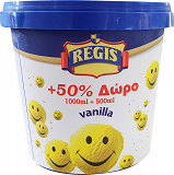 Regis Παγωτό Βανίλια 1000ml +50% Free