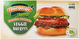 Grigoriou Veggie Burgers 4Pcs 600g