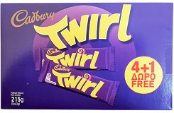 Cadbury Twirl 43g 4+1 Free