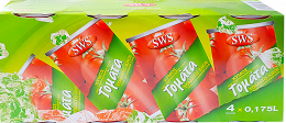 Sws Tomato Juice 4X175ml