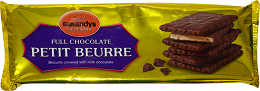 Bakandys Petit Beurre Μπισκότα Με Επικάλυψη Σοκολάτας 175g