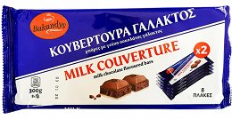 Bakandys Σοκολάτα Γάλακτος Κουβερτούρα 300g