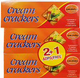 Bakandys Cream Crackers 200g 2+1 Free