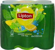 Lipton Ice Tea Green Tea Lemon 6X330ml