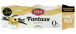 Zita Fantasy Vanilla Yogurt 0% With Stevia 3x150g
